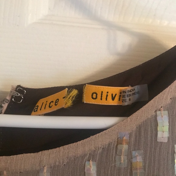 Alice & Olivia Sequin Dress - Picture 2 of 4